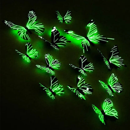 3D Luminous Butterfly Stickers