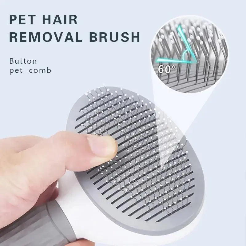 Self-Cleaning Pet Hair Brush