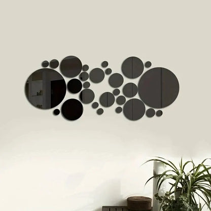 3D Acrylic Mirror Wall Stickers