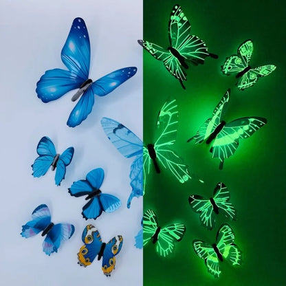 3D Luminous Butterfly Stickers