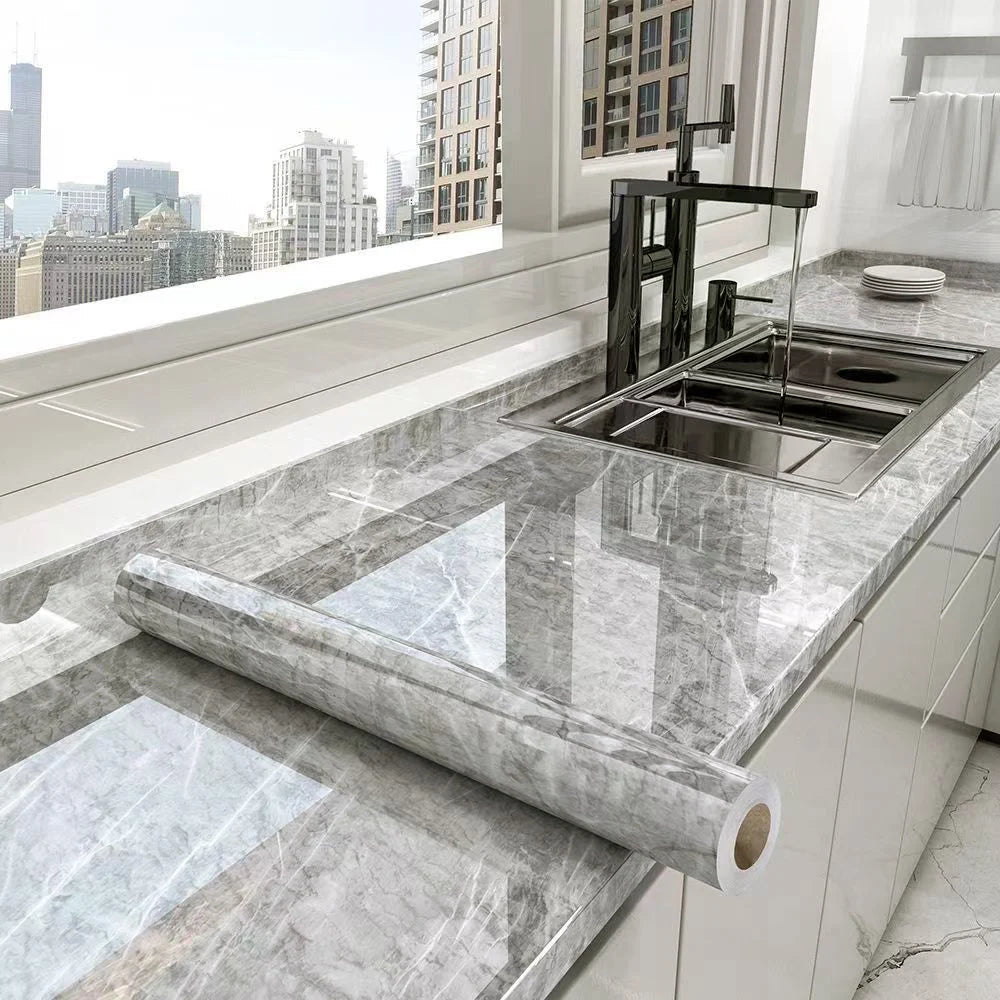 Marble Kitchen Waterproof Wallpaper