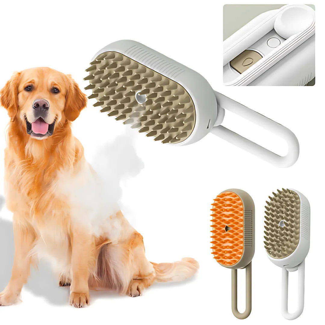 3-in-1 Pet Steamer Brush