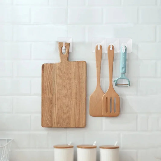 Transparent Self-Adhesive Hooks