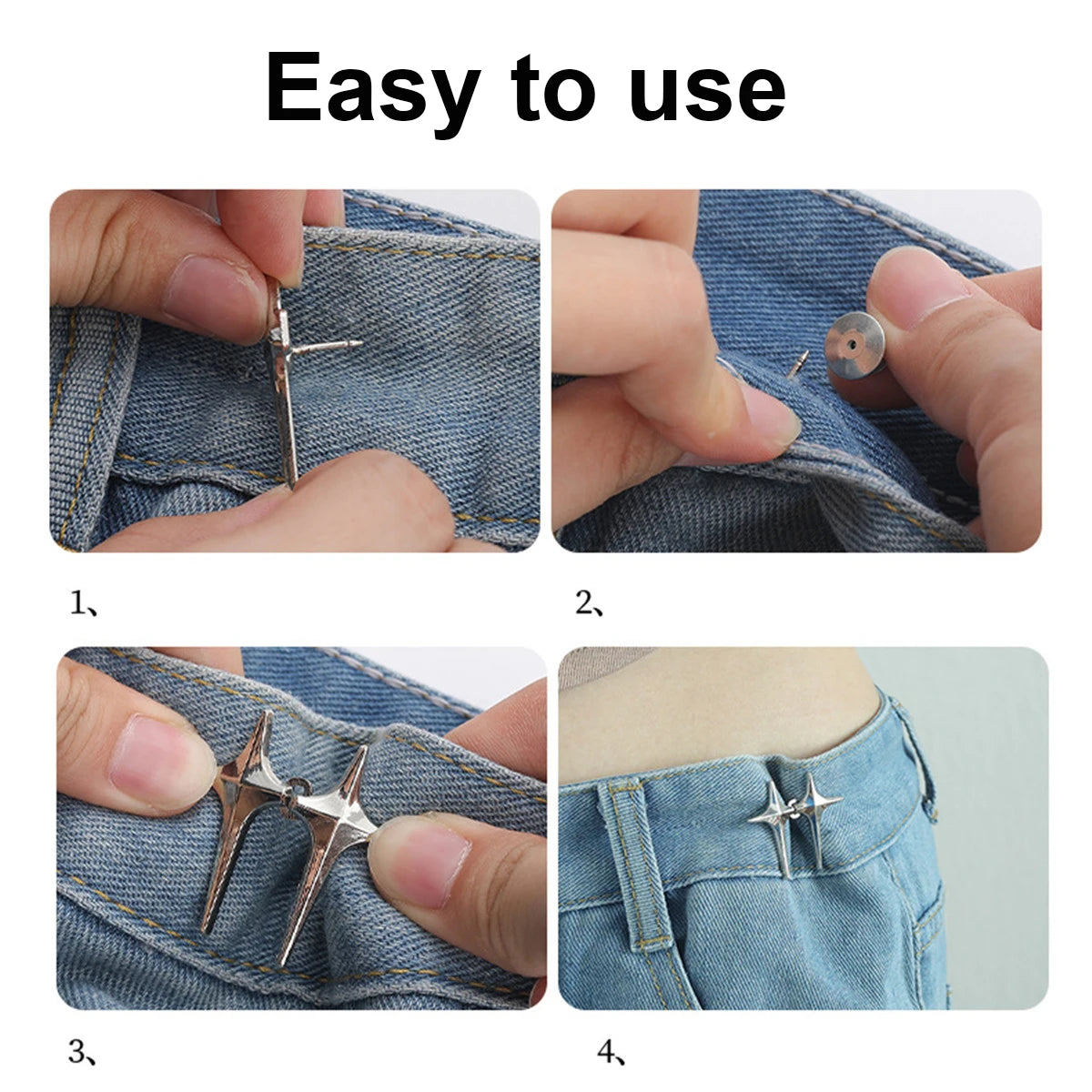 Instant Adjustable Waist Button