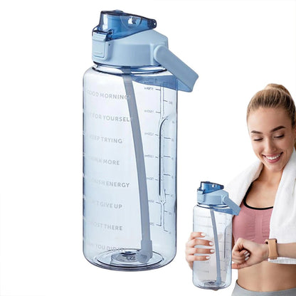 Motivational 2L Water Bottle