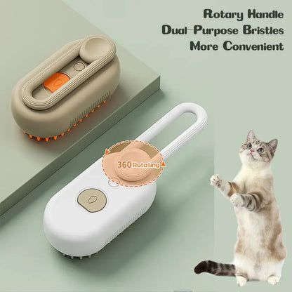 3-in-1 Pet Steamer Brush